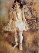 Jules Pascin The girl is dancing oil on canvas